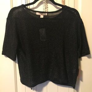 Black Half Shirt